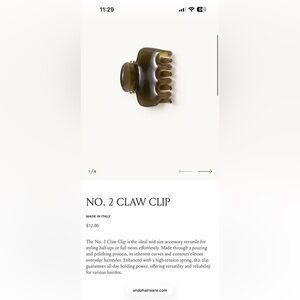 No. 2 Claw Clip